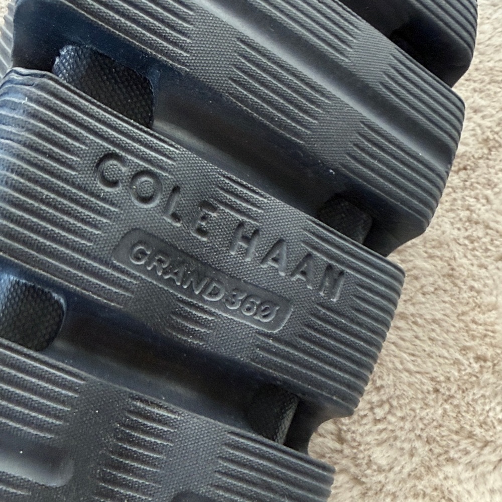 Cole Haan Black Slide Sandals - Picture 5 of 7